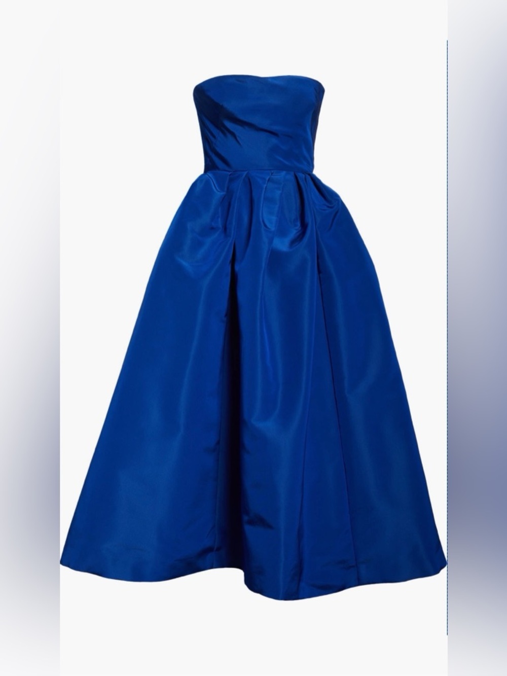 NWT Authentic Carolina Herrera Runway strapless midi dress Size 0 - Picture 6 of 12
